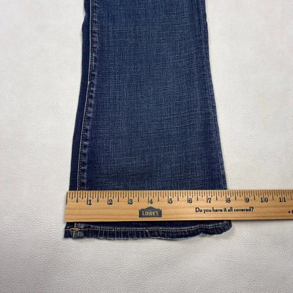 American Eagle Skinny Kick Jeans Womens 12 X-Long Dark Wash Super Stretch Denim - Picture 6 of 10